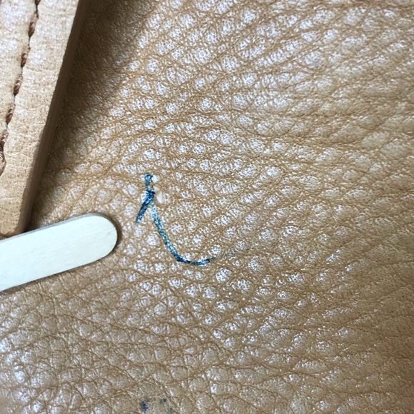 American Leather Co Lenox Cafe Latte Leather Satchel Shoulder Bag Purse - Picture 7 of 12